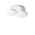 Luminaire de plafond NINFEA PL3 3 flammes GX53 IP20, blanche