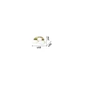 Ideal Lux Luminaire de plafond NINFEA PL3 3 flammes GX53 IP20, blanche