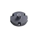Pied JEDI PT LED / BASE rond, mécanique, noir mat