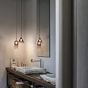 Ideal Lux pendant luminaire EMPIRE cylindrical G9 IP20, smoky colour dimmable