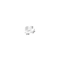 ceiling luminaire SPIKE PL1 ROUND GX53 down, round, rigid GX53 IP20, copper, burnished 