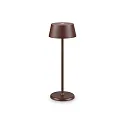 Lampe de table à accu PURE IP54, marron café gradable