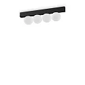 Luminaire de plafond PING PONG IP20, noir 