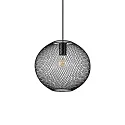 Luminaire à suspension NET 2 E27 IP20, noir gradable