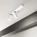 Ideal Lux Luminaire de plafond PROFILO à 2 flammes GU10 IP20, blanche gradable