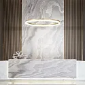 Ideal Lux Luminaire à suspension CROWN 80 IP20, laiton 