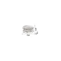 Ideal Lux Luminaire de plafond ARMONY 75 IP20, blanche gradable