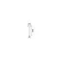 Ideal Lux Borne d'éclairage TESLA 60 G9 IP44, marron café gradable