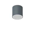 Plafonnier extérieur TECHO PL1 D15 ROUND Bas, rond, rigide, avec douille GU10 IP54, anthrazit