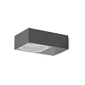 Luminaire mural d’extérieur SIRIO GX53 IP65, noir 