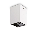 surface downlight NITRO D10 SQUARE square, rigid, with lens optics, on/off IP20, white matt 