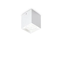 surface downlight NITRO D04 SQUARE square, rigid, with lens optics, on/off IP20, white matt dimmable