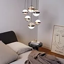 Ideal Lux Luminaire à suspension GALAXY  IP20, cuivre, laiton, nickel 
