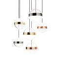 Ideal Lux Luminaire à suspension GALAXY  IP20, cuivre, laiton, nickel 