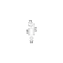 Ideal Lux Projecteur triphasé FOX 15W MEDIUM / ON-OFF 940 réglable, on/off IP20, noir mat 
