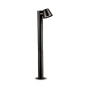 Borne d'éclairage GAS GU10 IP43, noir gradable