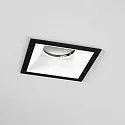 Ideal Lux Boîtier intégré ZEUS carré, noir