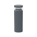 Luminaire en forme de borne BOEING H040 cylindrique, commutable, avec diffuseur IP65, anthrazit, mat 