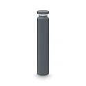 Luminaire borne BOEING H070 cylindrique, commutable, avec diffuseur IP65, anthrazit, mat 