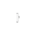 Ideal Lux Luminaire borne BOEING H100 cylindrique, commutable, avec diffuseur IP65, anthrazit, mat 