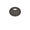 Plafonnier encastré QUARK rond IP20, noir 