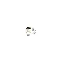 Ideal Lux Luminaire de plafond LINGOTTO PL1 à 1 flamme E14 IP20, noir mat gradable