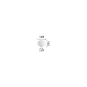 Ideal Lux Lampe de table SMARTIES 30 E27 IP20, blanche 
