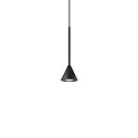 Luminaire à suspension ARCHIMEDE conique IP20, noir 