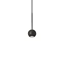 pendant luminaire ARCHIMEDE ball shaped IP20, black 
