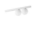 Luminaire de plafond BINOMIO à 2 flammes G9 IP20, blanche gradable