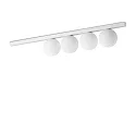 Luminaire de plafond BINOMIO 4 flammes G9 IP20, blanche gradable