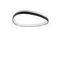Luminaire de plafond GEMINI 61 contrôlable par DALI IP20, noir gradable