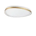 Luminaire de plafond GEMINI 81 contrôlable par DALI IP20, laiton brossé gradable