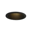 Plafonnier encastré TAG IP20, noir 