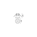 Ideal Lux ceiling recessed luminaire GAME TRIM ROUND 120MM round, UGR < 19, switchable IP40/IP20, black matt 