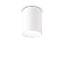 surface downlight NITRO D08 ROUND round, rigid, with lens optics, on/off IP20, white matt 