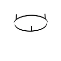 Luminaire de plafond ORACLE SLIM D050 ON-OFF IP20, noir 