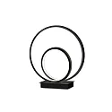Lampe de table OZ TL ON-OFF rond, avec interrupteur IP20, noir mat 