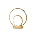 Lampe de table OZ TL ON-OFF rond, avec interrupteur IP20, laiton brossé 