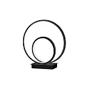 Lampe de table OZ TL ON-OFF rond, avec interrupteur IP20, noir mat 