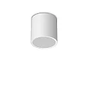Plafonnier extérieur TECHO PL1 D15 ROUND Bas, rond, rigide, avec douille GU10 IP54, blanche
