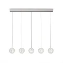 Luminaire à suspension DIAMOND  5 flammes IP20, chrome 