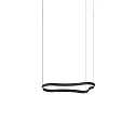 Luminaire à suspension WAVES-1 SP direct, commutable IP20, noir mat 