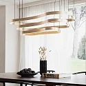 Ideal Lux Luminaire à suspension WAVES-1 SP direct, commutable IP20, noir mat 