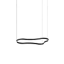 Luminaire à suspension WAVES-2 SP direct, commutable IP20, noir mat 