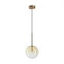 Luminaire à suspension EQUINOXE D20 à 1 flamme G4 IP20, ambre 