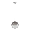 pendant luminaire EQUINOXE D25 1 flame G4 IP20, smoky colour 