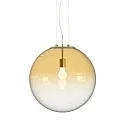 Luminaire à suspension MAPA CLEAR SP1 Ø50cm à 1 flamme E27 IP20, ambre 
