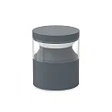 Luminaire en forme de borne BOEING H015 cylindrique, commutable, avec diffuseur IP65, anthrazit, mat 