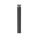 Luminaire borne BOEING H100 cylindrique, commutable, avec diffuseur IP65, noir mat 